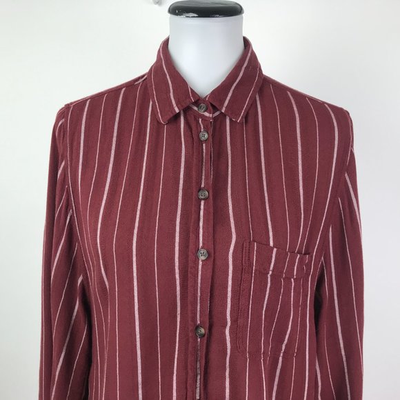 American Eagle Relaxed Button Down Shirt #189 - Picture 2 of 7